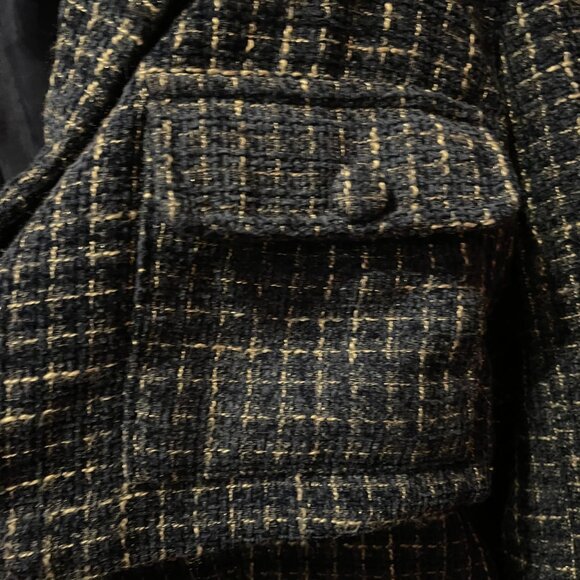 NWOT Womens Cider Tweed Cropped Blazer and Short Cami Tweed Dress - Picture 5 of 15